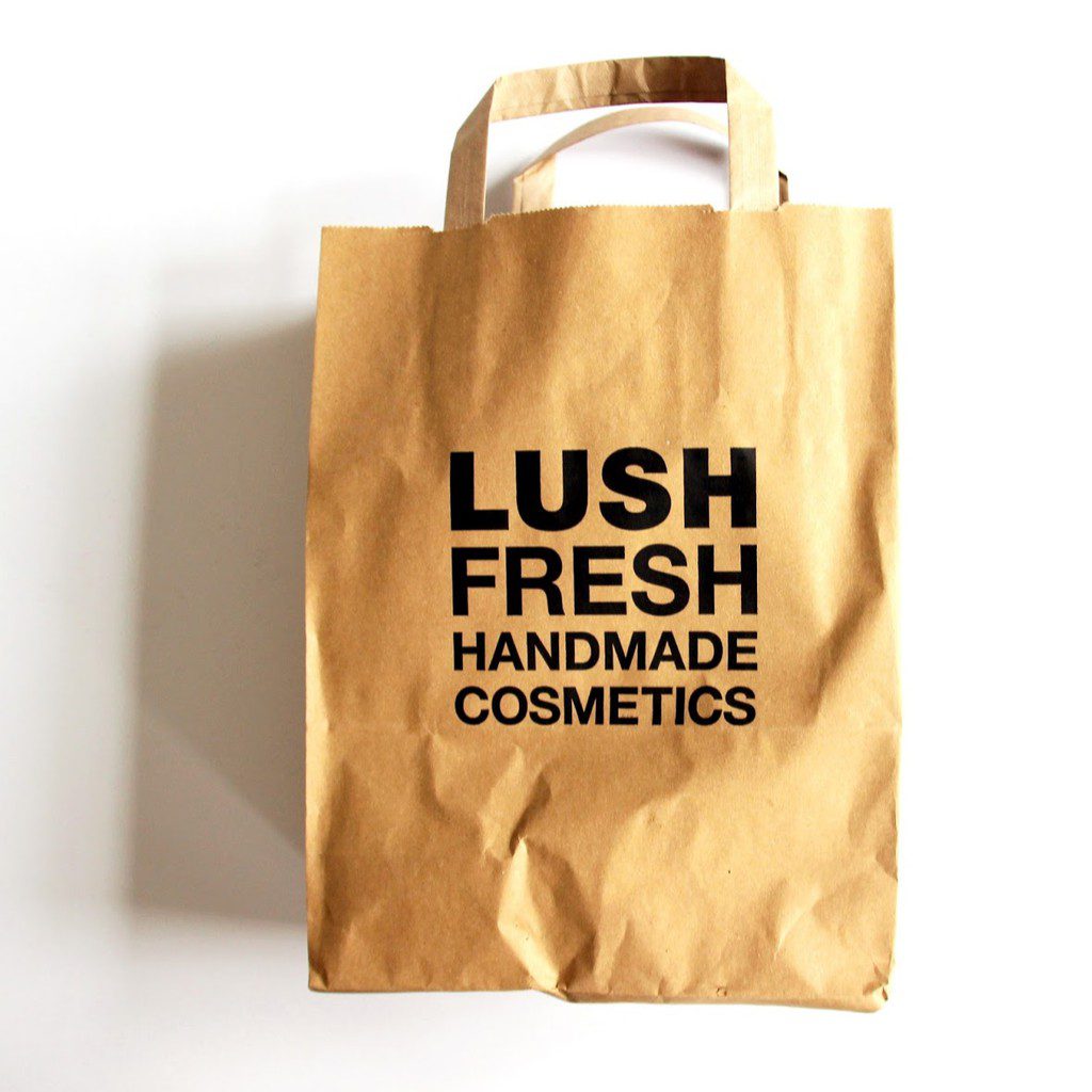 túi giấy Lush