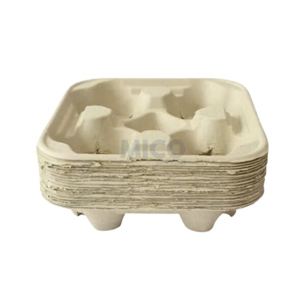 khay bột giấy đựng ly