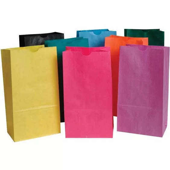 Kraft paper bag without handle