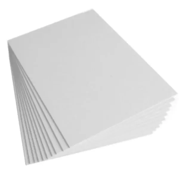 white paper chipboard